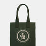 Olive 100% Recycled Cotton Everyday Tote - Estd Logo