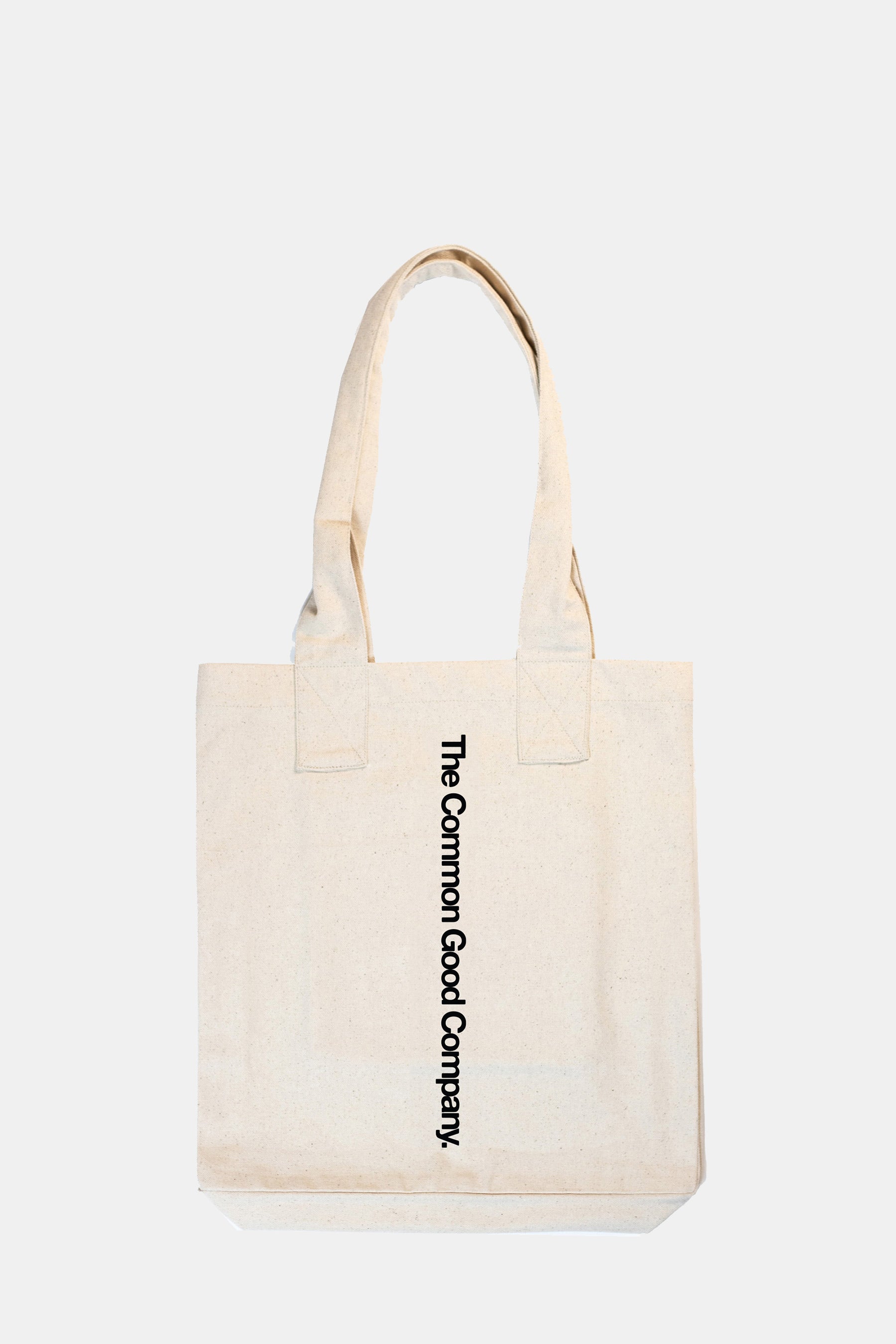 Natural 100% Recycled Cotton Everyday Tote - Longform Logo