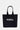 Natural 100% Recycled Cotton Market Tote black