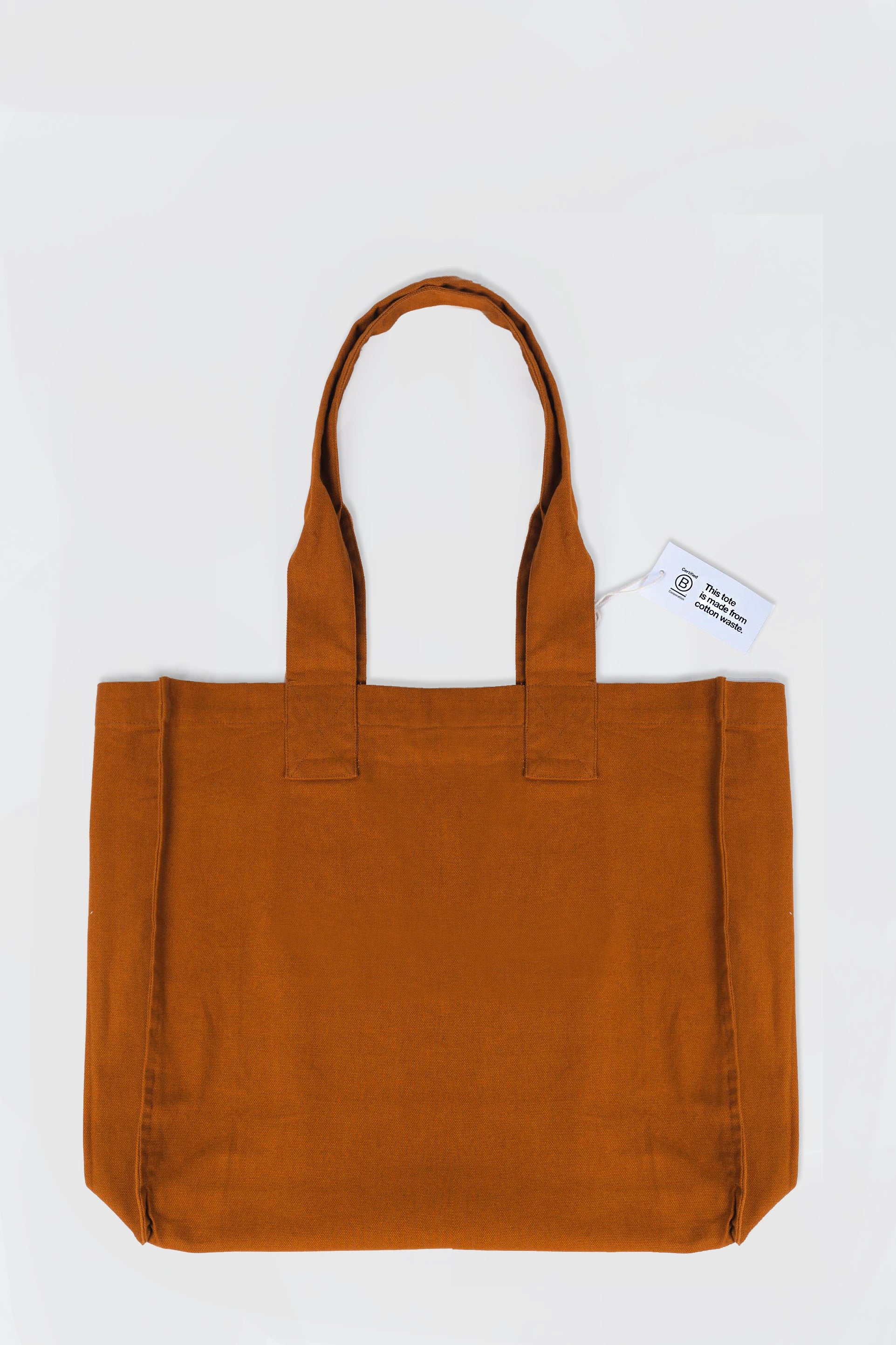 Ochre 100% Recycled Cotton Mid-Market Tote