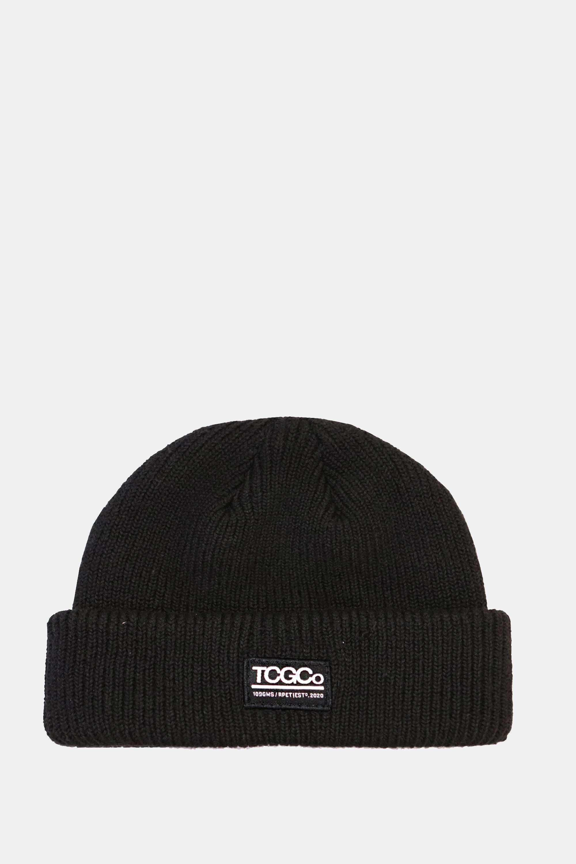 Rex  100% Recycled Beanie Black