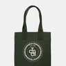 Olive 100% Recycled Cotton Everyday Tote - Estd Logo