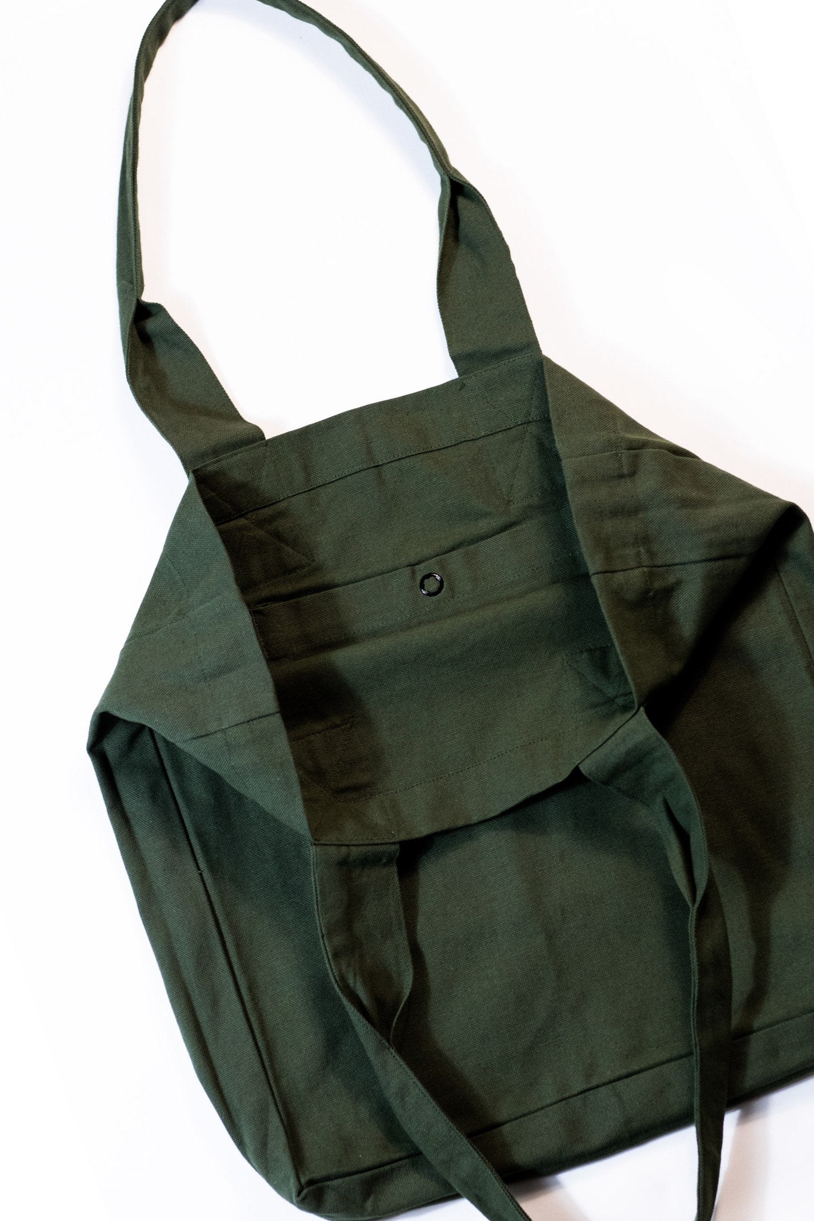 Olive  Recycled Cotton Everyday Tote - Estd Logo