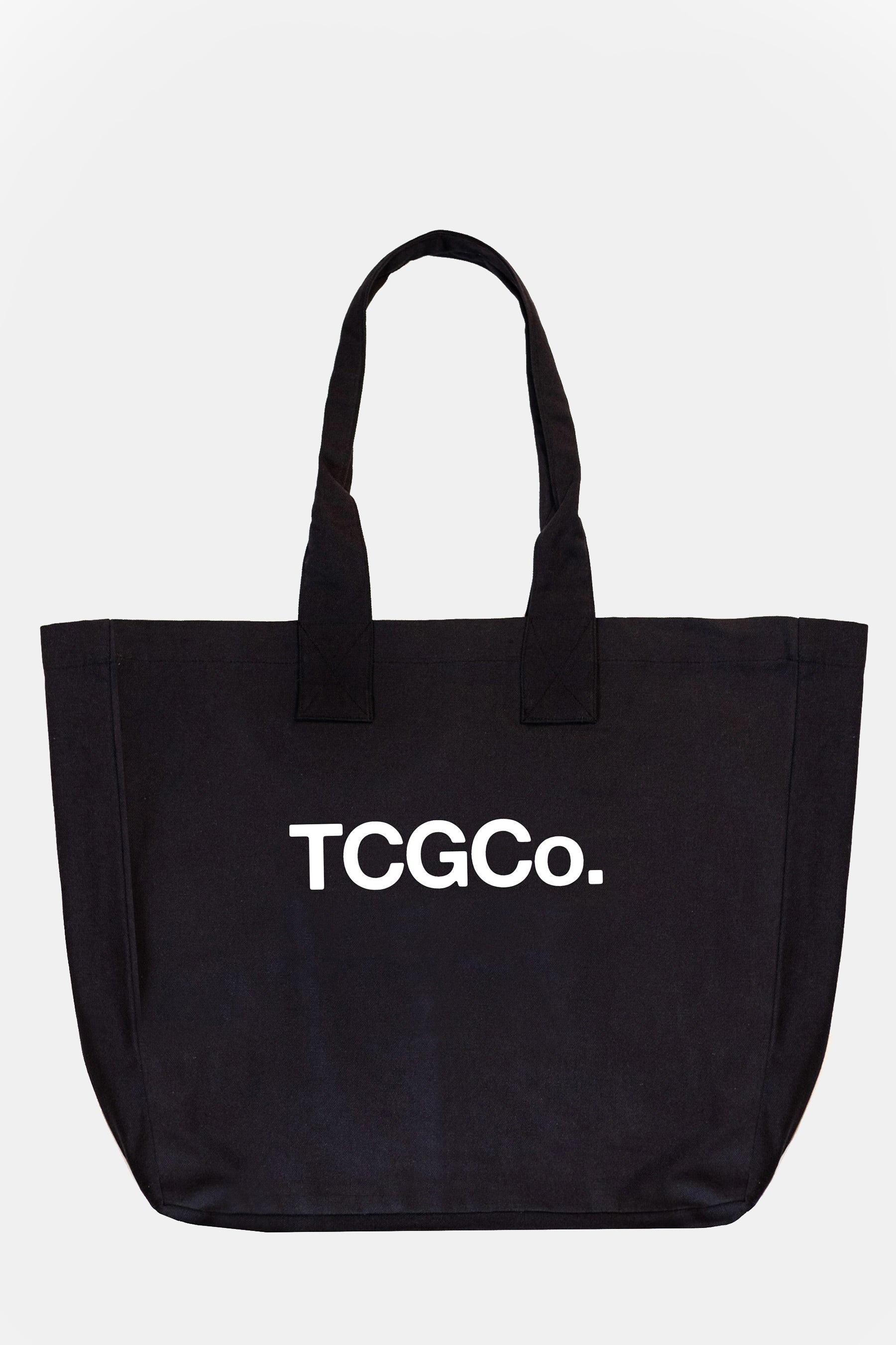  black Natural 100% Recycled Cotton Market Tote