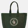 Olive 100% Recycled Cotton Market Tote - Estd Logo