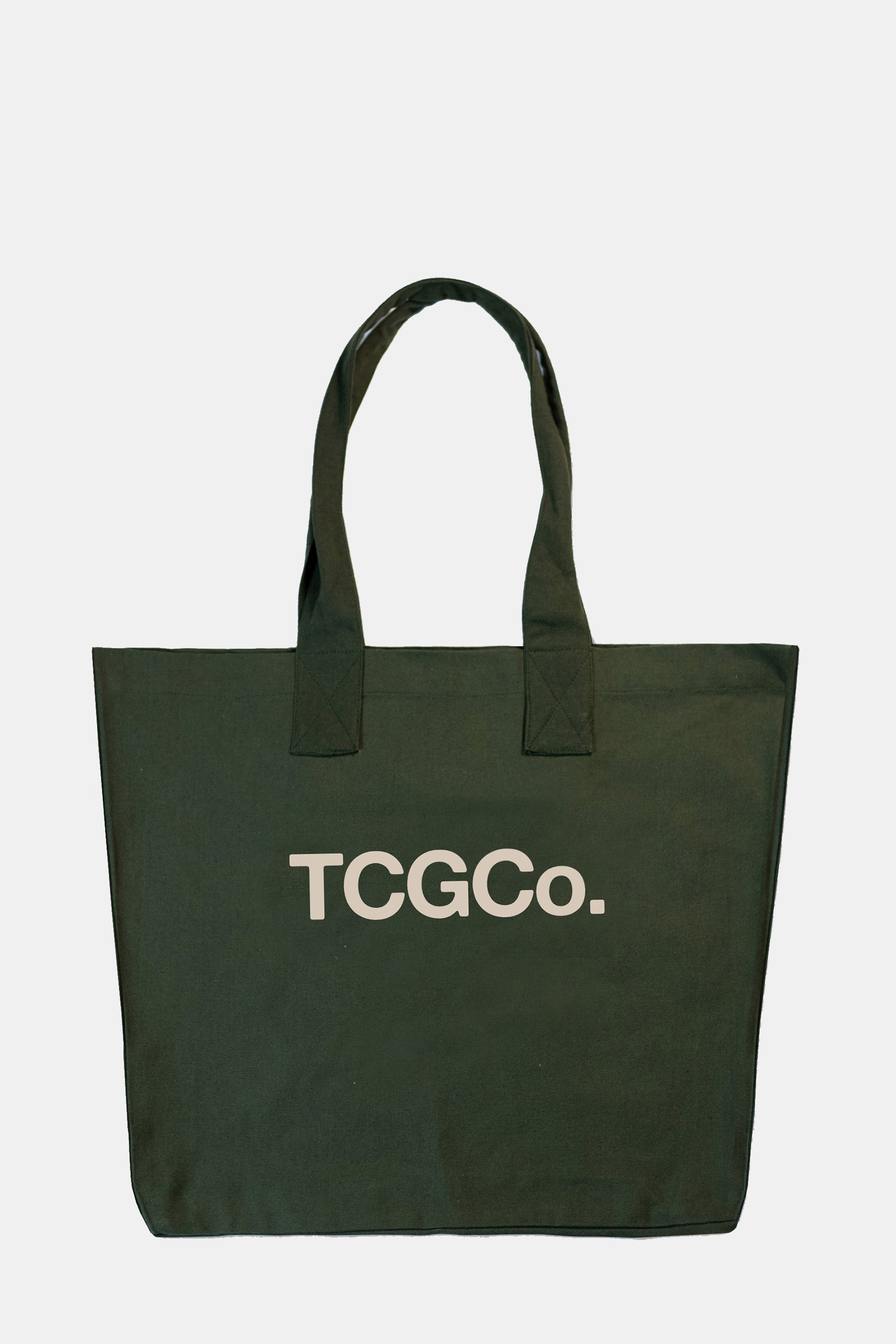 Tcgco-Natural 100% Recycled Cotton Market Tote - Tcgco Logo