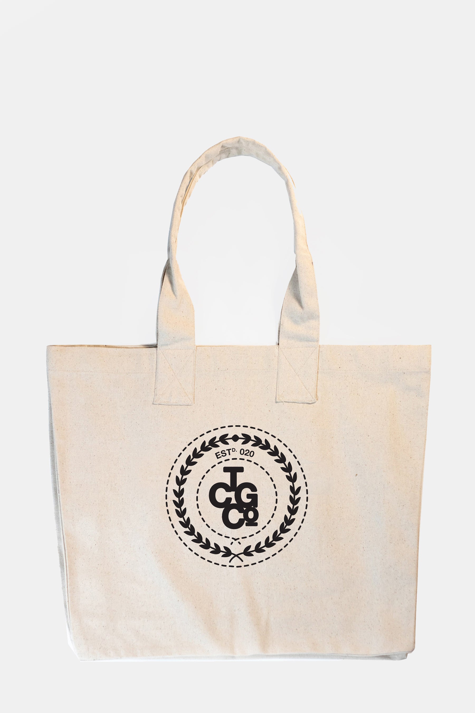 Natural 100% Recycled Cotton Market Tote 