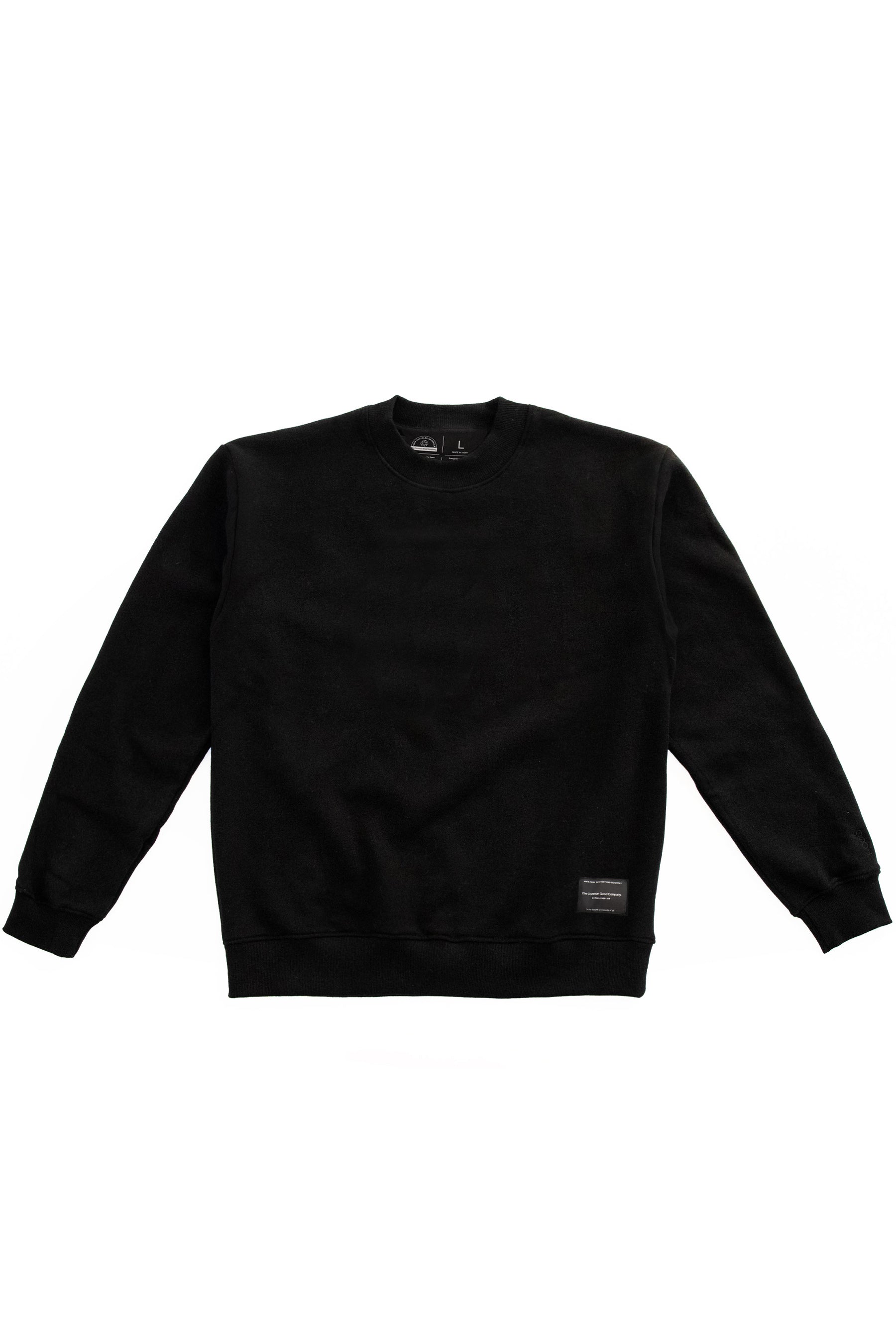 Dane Black Box Fit Sweater Patch Adams