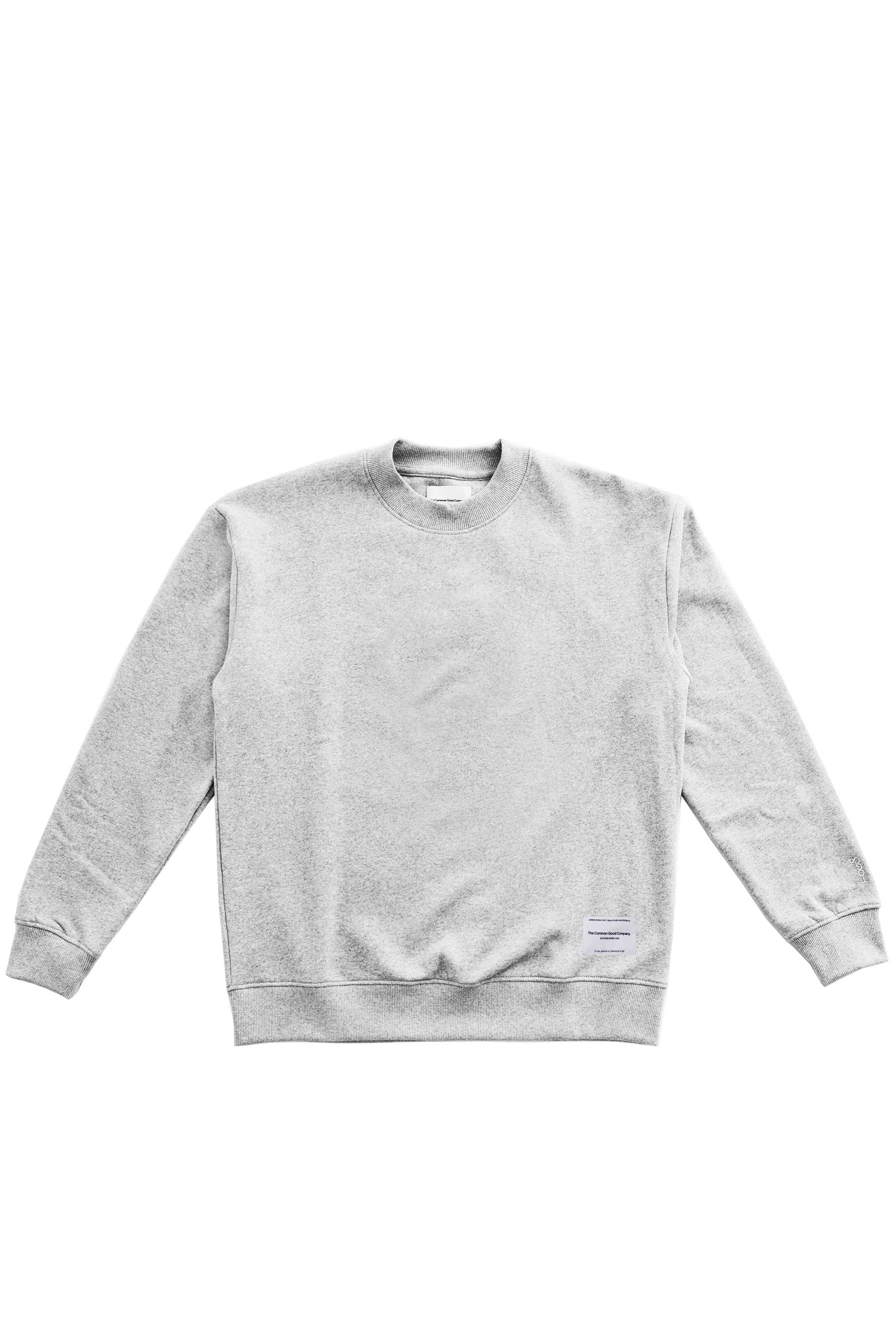 Plain Dane Grey Box Fit Sweater Patch Adams