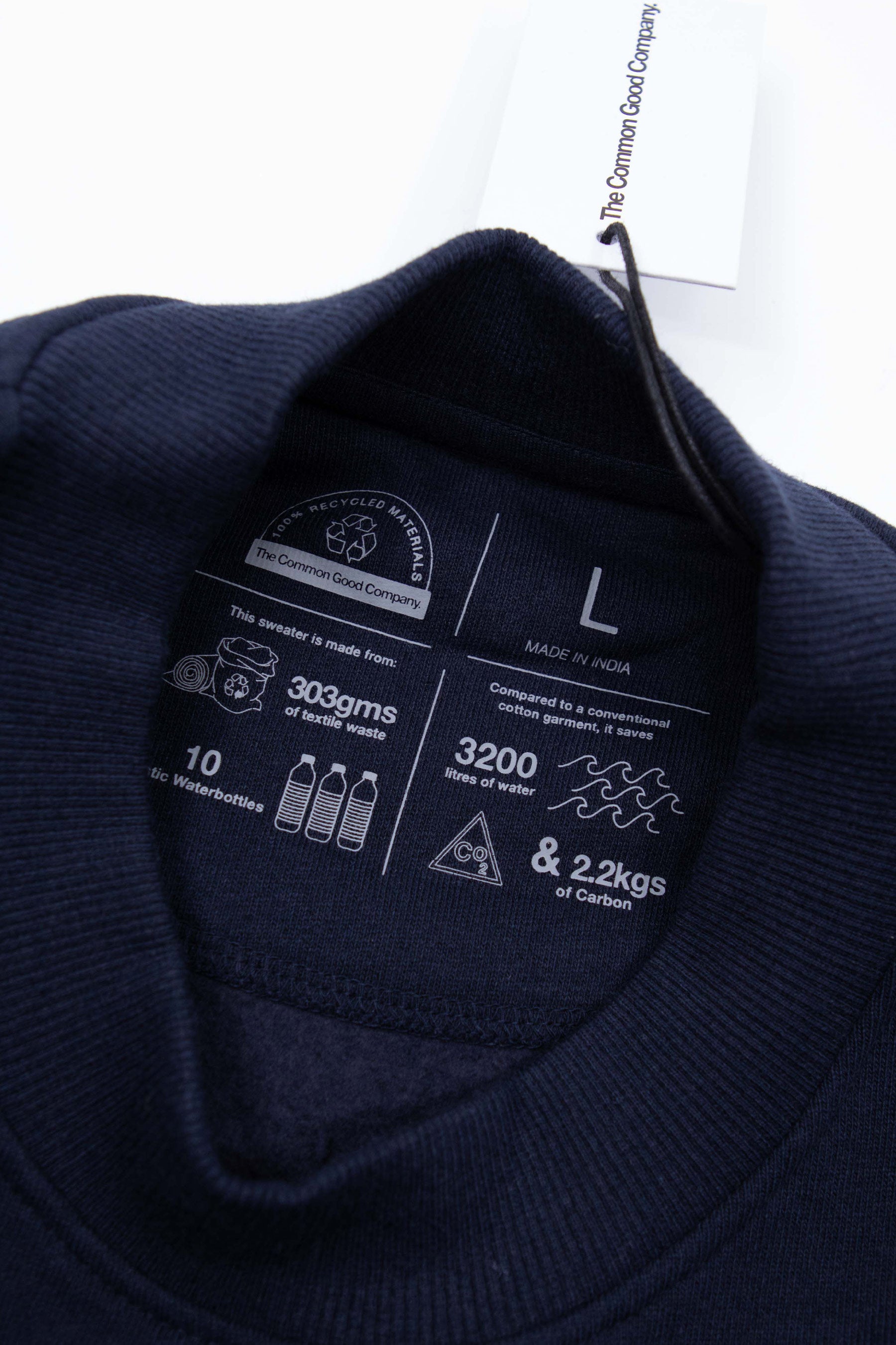  Dane Navy Box Fit Sweater 