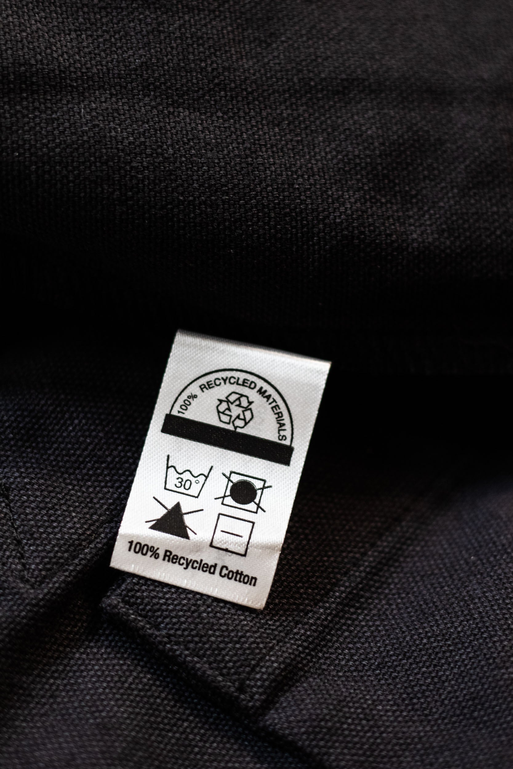 Natural 100% Recycled Cotton Market Totes Longform Logo